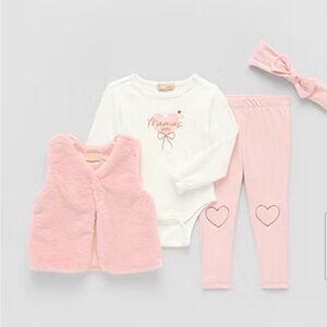 Btween Baby Girls Mama’s Mini  4-pc. Legging Set - 24 Months